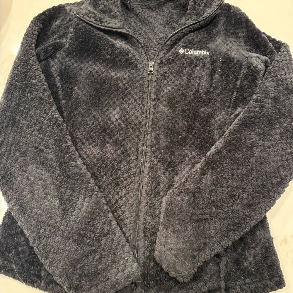 Columbia Black Fleece Jacket women’s never worn